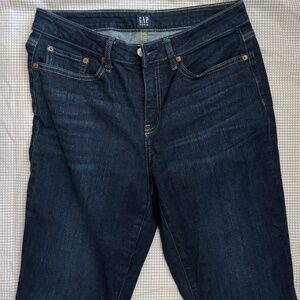 Gap Classic Straight legJeans 10 short dark wash Denim 1969 Gap for Good women's